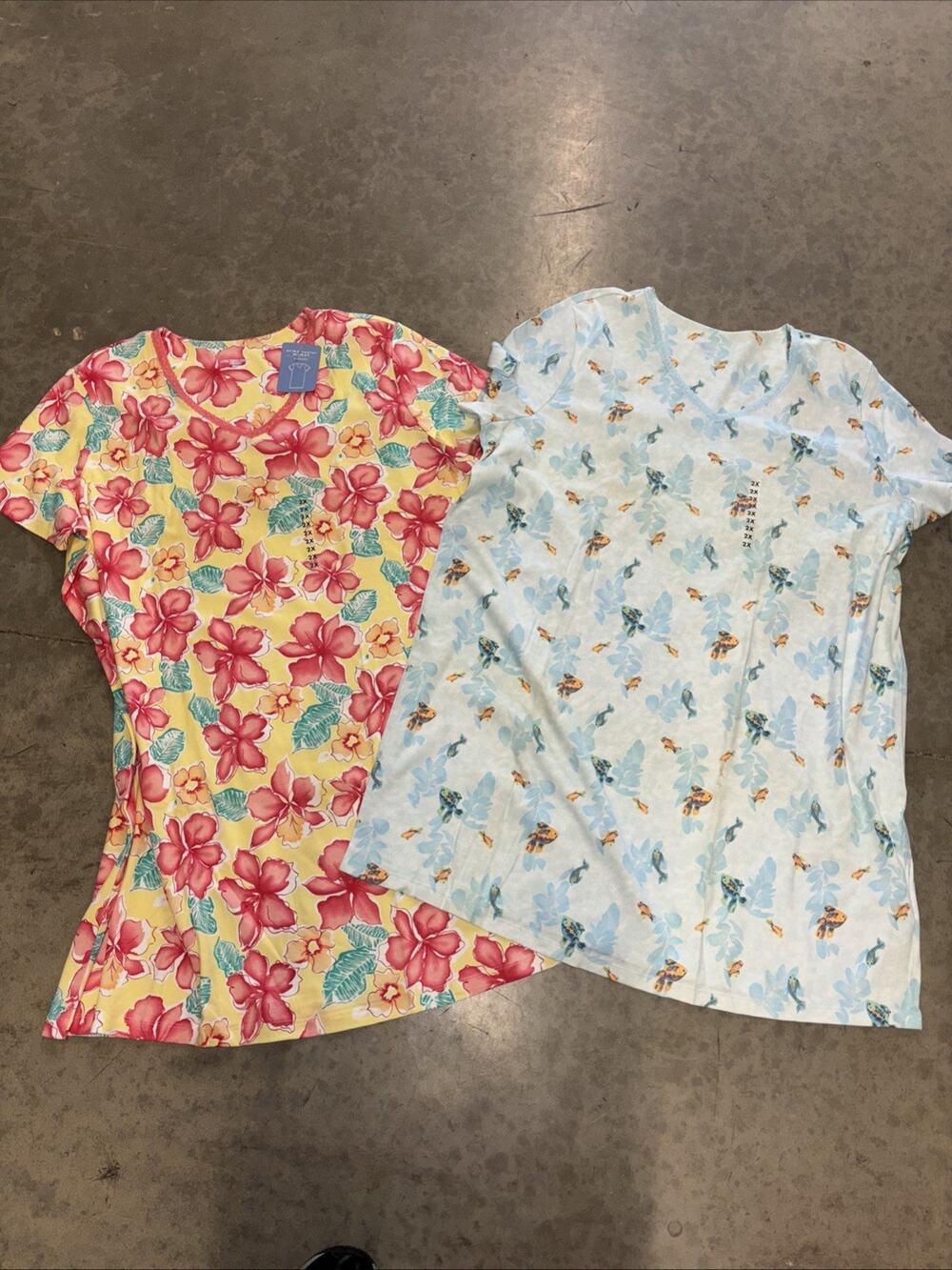 NWT Erika Taylor Night Shirt Bundle X 2 Size 2X